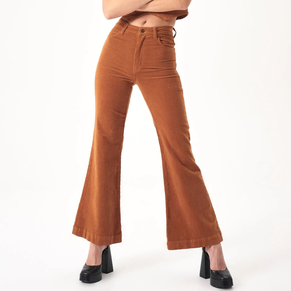 Eastcoast Tan Cord Flare Pants